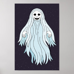 Cute Ghost Poster