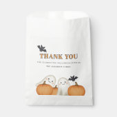 Cute Ghost Pumpkin Halloween Thank You  Bedankzakje (Voorkant)