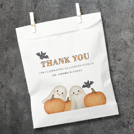 Cute Ghost Pumpkin Halloween Thank You  Bedankzakje