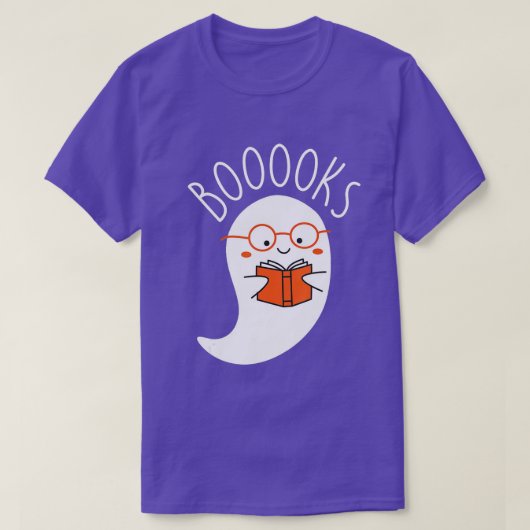Cute Ghost Reading Book Matching Books Lover Manne T-shirt (Design voorkant)