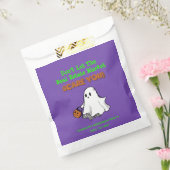 Cute Ghost Real Estate Pop by Halloween Party Bedankzakje (Gezegeld)