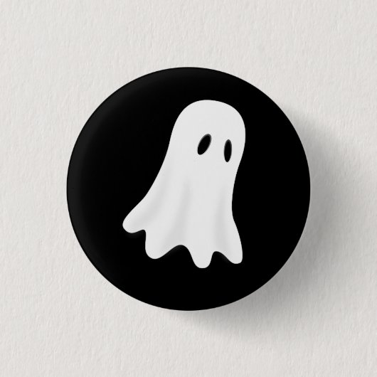 Cute Ghost Ronde Button 3,2 Cm (Voorkant)
