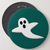 Cute Ghost Ronde Button 6,0 Cm (Voorkant /achterkant)