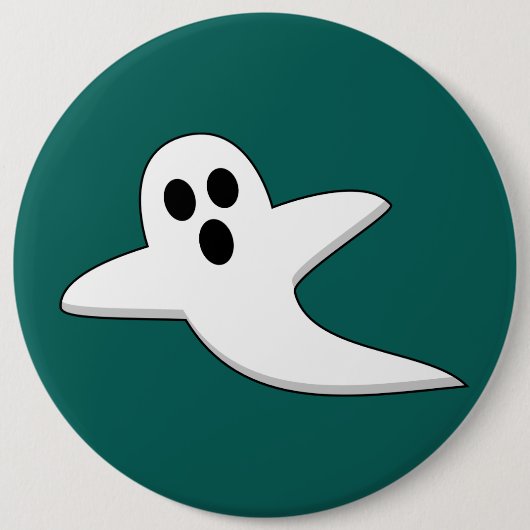 Cute Ghost Ronde Button 6,0 Cm (Voorkant)