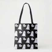 Cute Ghost Says Boo Tote Bag (Voorkant)