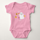 Cute Ghost Sister 1 Roze Baby Body Romper (Voorkant)