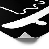 Cute Ghost Skateboard To Funny Skateboarder Hallow Poster (Hoek)