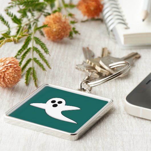 Cute Ghost Sleutelhanger (Zijkant)