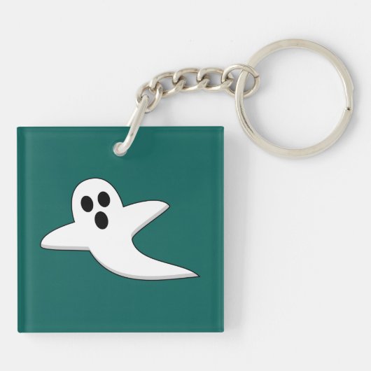 Cute Ghost Sleutelhanger (Achterkant)