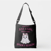 Cute Ghost Spooky Season Halloween Crossbody Tas (Voorkant)