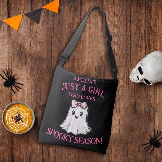 Cute Ghost Spooky Season Halloween Crossbody Tas