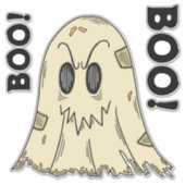 Cute Ghost Sticker (Voorkant)