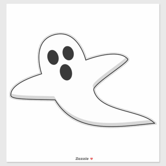 Cute Ghost Sticker (Vel)