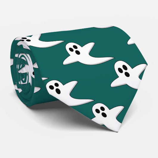 Cute Ghost Stropdas (Opgerold)