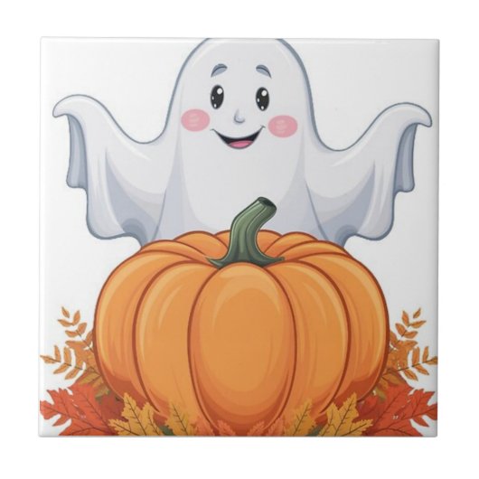 cute ghost tegeltje (Voorkant)