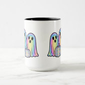Cute Ghost Trio Halloween Coffee Mug – Adorable Mok (Midden)