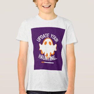 Cute Ghost 'Update Your Haunting' Tri-Blend Shirt