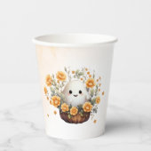 Cute Ghost Verjaardag Papieren Bekers (Voorkant)