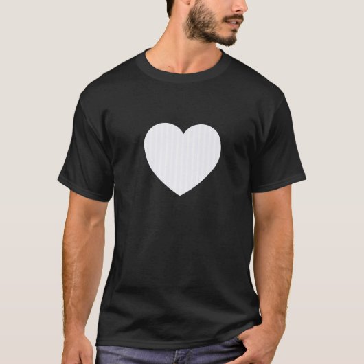 Cute Ghost White Stripes Vertical Lines Pattern Mi T-shirt (Voorkant)