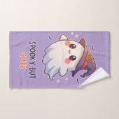 Cute Ghost Witch Halloween Spooky Cute Bad Handdoek (Handdoek)