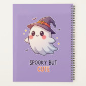 Cute Ghost Witch Halloween Spooky Cute Planner (Achterkant)