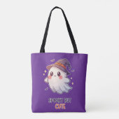Cute Ghost Witch Halloween Spooky Cute Tote Bag (Achterkant)
