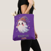 Cute Ghost Witch Halloween Spooky Cute Tote Bag (Dichtbij)