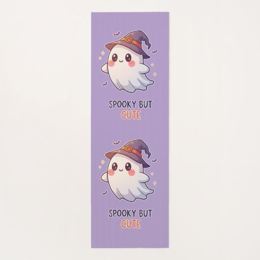 Cute Ghost Witch Halloween Spooky Cute Yogamat (Achterkant)