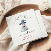 Cute Ghost with Pink Bow & Witch Hat  Baby Shower  Servet