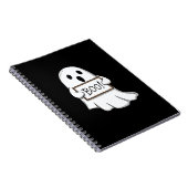Cute Ghostly BOO Fun Notitieboek (Rechterzijde)