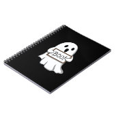 Cute Ghostly BOO Fun Notitieboek (Linkerzijde)