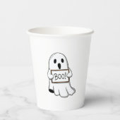 Cute Ghostly BOO Fun Papieren Bekers (Achterkant)