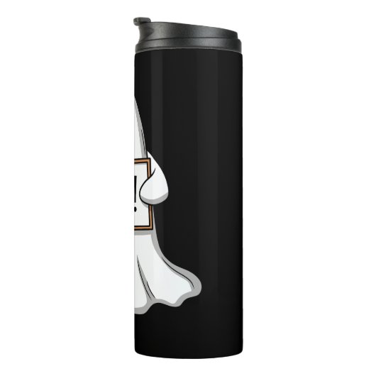 Cute Ghostly BOO Fun Thermosbeker (Geroteerd rechts)