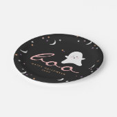 Cute Ghosts Boo Halloween Papieren Bordje (Gekanteld)