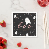 Cute Ghosts Boo Halloween Servet (Insitu)