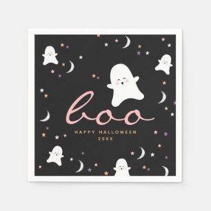 Cute Ghosts Boo Halloween Servet
