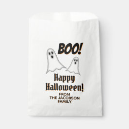 Cute Ghosts Boo! Happy Halloween Treat Bags Bedankzakje