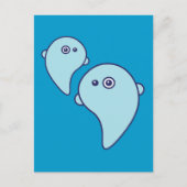 Cute Ghosts Briefkaart (Voorkant)