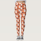 Cute Ghosts Halloween Leggings (Voorkant)