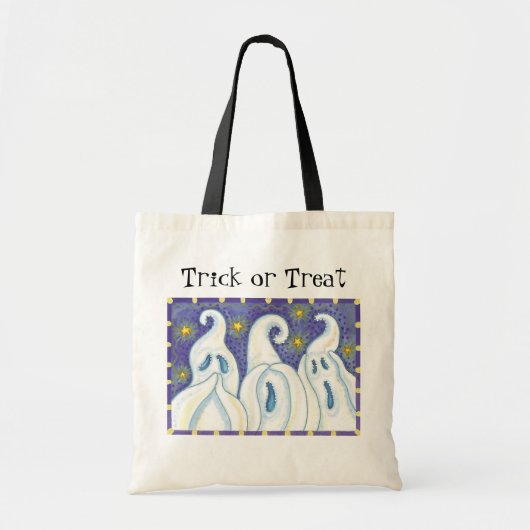 Cute Ghosts Halloween Trick or treat bags! Tote Bag (Voorkant)