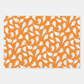 Cute Ghosts Halloween Wrapping Paper (Voorkant)