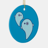 Cute Ghosts Keramisch Ornament (Rechts)