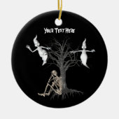 Cute Ghosts Skeleton Halloween Ornament (Voorkant)