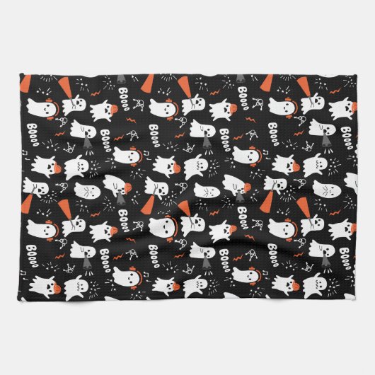 Cute Ghosts Theedoek (Horizontaal)
