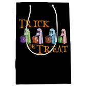 Cute Ghosts Trick or treat Bag Medium Cadeauzakje (Voorkant)