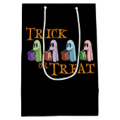 Cute Ghosts Trick or treat Bag Medium Cadeauzakje (Achterkant)
