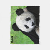 Cute Giant Panda Blanket Fleece Deken (Voorkant)