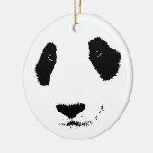 Cute Giant Panda Cartoon Graphic Design Adults Kin Keramisch Ornament (Links)