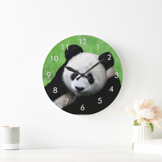 Cute Giant Panda Clock Grote Klok (Huis)