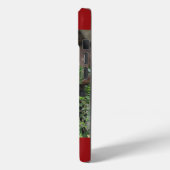 Cute Giant Panda Dark Red Background, Name Case-Mate iPhone Case (Achterkant / Links)